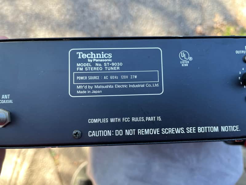 TECHNICS ST-9030 STEREO ANALOG FM TUNER - '70s, JAPAN | Reverb