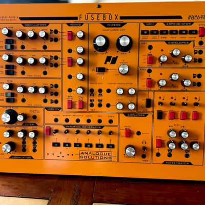 Analogue Solutions Fusebox 3 VCO Analog Monosynth 2010s - Orange image 1