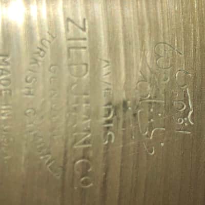 Zildjian Avedis 18” crash cymbal 1970’s image 2
