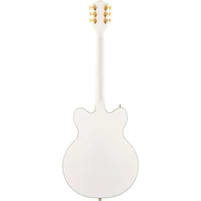 Gretsch G5422TG Electromatic Classic Hollow Body Double-Cut Bigsby Snowcrest White - Semi Acoustic Guitar image 2