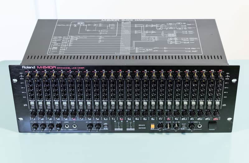 Roland M-240R 24 Channel Line Mixer | Reverb