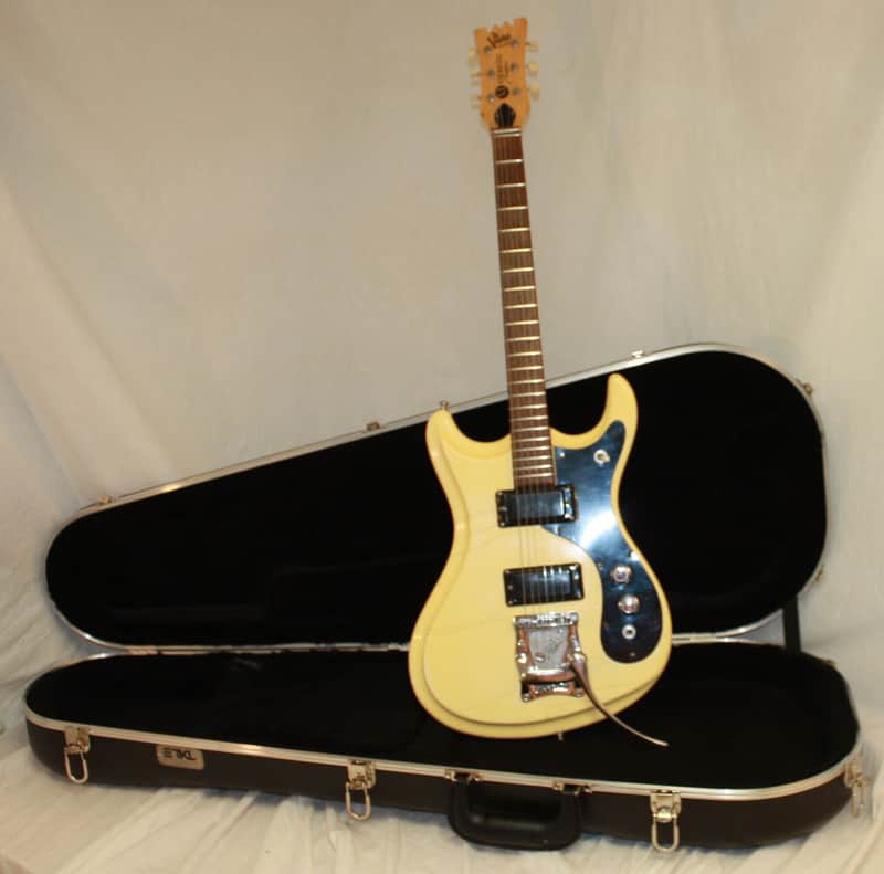 Mosrite Ventures Mark V Guitar 1966 White image 1