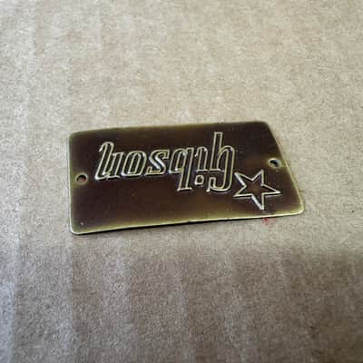 Gibson Vintage 1950's 1960's Gibson Logo Case Badge image 2
