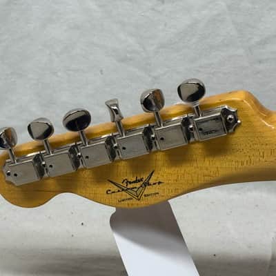 Fender USA Custom Shop Limited Edition Full Throttle Esquire Relic Telecaster Guitar with Case 2003 - Gold / Maple neck image 9