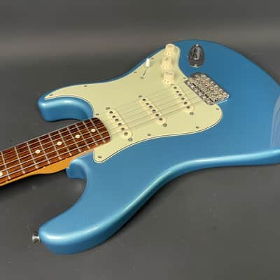 Fender Standard Stratocaster Electric Blue Metallic MIM 2004 Rosewood w/ Fender Tweed Hard Case image 4