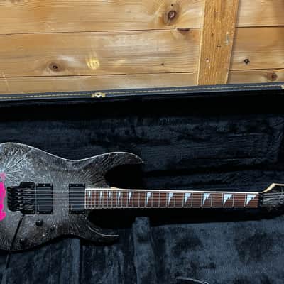Ibanez RGR320EX-SAR Silver Arctic Frost Electric Guitar Splatter Finish image 1