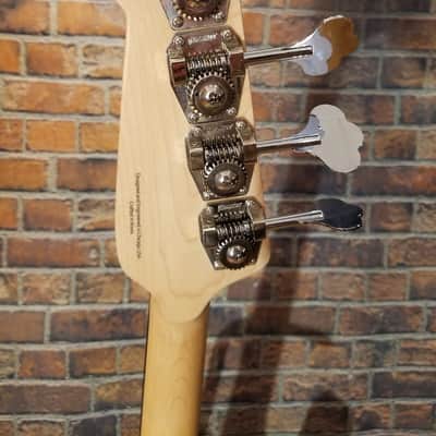 D. Lakin Joe Osborn Greg Rzab Custom 4-String Fretless Bass Burgundy Mist image 8