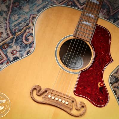 2012 Gibson SJ-200 Studio Super Jumbo Acoustic Guitar Natural image 12