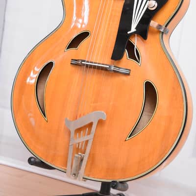 Hemosch  Erich Dölling – RARE 1950s Master Luthier GDR East German Archtop Migma Jazz Guitar image 3