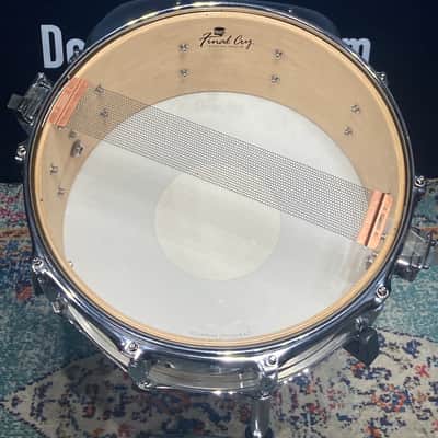 Final Cry - 6x14" 10-Lug Wood Snare Drum - White Marine Pearl image 16
