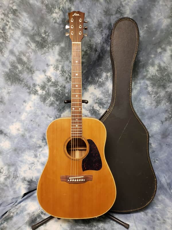 2011 Fina Model FAW-1216M Dreadnought Exotic Woods Pro Setup Original Soft Shell Case image 1