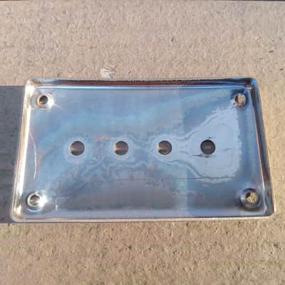 Vintage 1970's Gibson EB Bass Mudbucker Chrome Pickup Cover! image 2