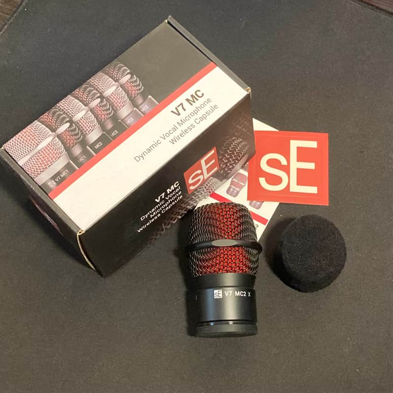 sE Electronics V7 MC2 X Microphone Capsule for Sennheiser Wireless - Black image 1