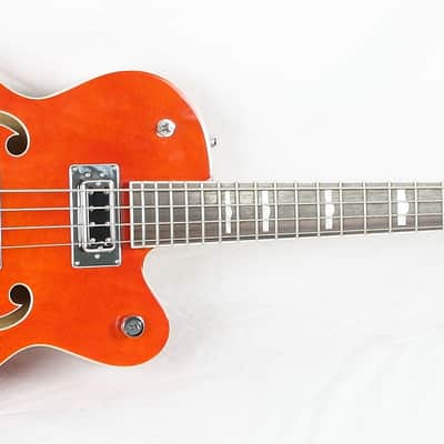 Gretsch Electromatic G-5440-LSB G5440 Hollow Body Electric Bass Guitar 2013 Orange image 1