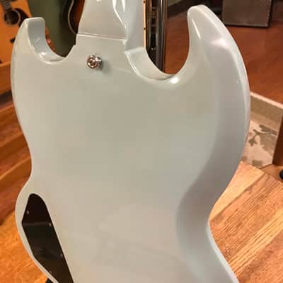 2019 Gibson Custom Shop 61/59 SG Fat Neck Frost Blue VOS image 15