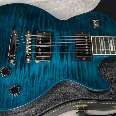NEW! Gibson Les Paul Custom Peacock Widow - Monster Flame Top! Limited Edition - Weighs in at 8.4 lbs - Authorized Dealer - G07563 image 5