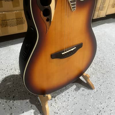 Ovation Celebrity Deluxe E-Acoustic Guitar CDX40-1-G - Vintage Suburst Satin image 2