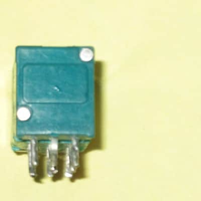 used (is fine & works) Boss MIDDLE / MID FREQ potentiometer [ upper part : 50 30C 04 5F / lower part: 10 4w 04 5F ] + nut and two piece knob (controls) taken off of MT-2 Metal Zone (pedal NOT included) 2000s / 2010 (teal rectangle shape, stacked) image 15