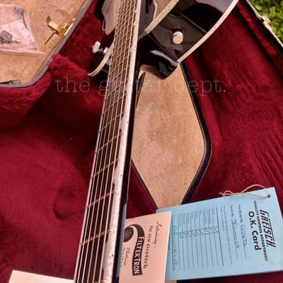 ♚AMAZING♚RARE♚ 2012 GRETSCH G-6136 SILVER FALCON ♚ Real Mother Pearl ! ♚ FULL 2.75" Depth! image 21
