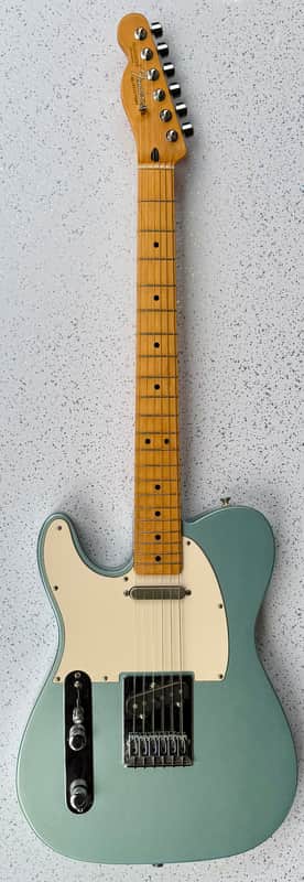 Fender Telecaster Standard Left-Handed 2002, Blue Agave + upgraded pickups