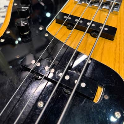 Used Moon Bass JB-4 Marcus Miller Tribute Sadowsky mod - Clear finish image 8