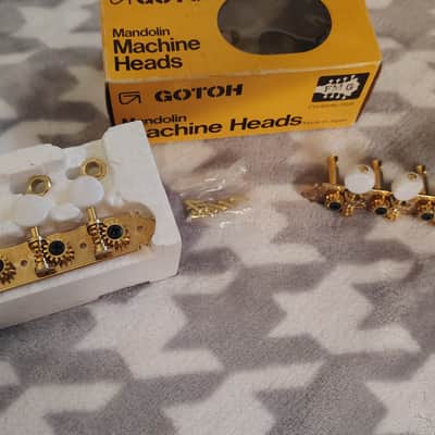 Gotoh Machine Heads / Tuners MF40 (M260FM) Gold F-style - Nickel/Gold image 4