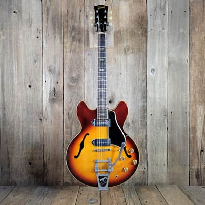 Gibson ES-330 with Factory Bigsby - All Original 1966 - Sunburst image 2