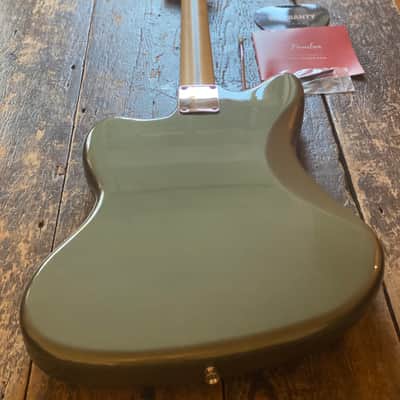 Fender Japan Very Rare 2023 Jasper Olive Metallic Hybrid II Jazzmaster w/ Matching Headstock image 2