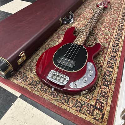 Ernie Ball Music Man 30th Anniversary StingRay 4 H Trans Red image 1