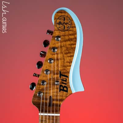 Bilt MERC Electric Guitar Daphne Blue image 5