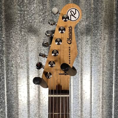 Reverend Charger Cleancut Feisty Red Railhammer Guitar #69916 image 3