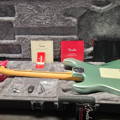 Fender American Professional II Stratocaster BRAND NEW Surf Green Metallic Pearl Maple Neck MN Postmodern Deluxe Heel USA Strat Guitar image 8