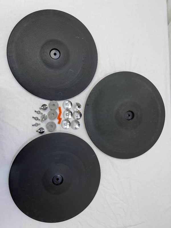 Roland THREE PACK CY14 + CY15 Crash Ride V-Cymbal V Drum Trigger