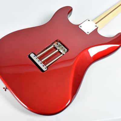 1980's Schecter "Strat" Style Electric Guitar Candy Apple Red w/HSC image 10