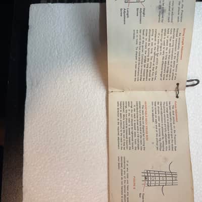 Fender Precision 1960s 1970s Bass Owners Manual Hang Tag Warranty 1960s. 1970s image 4