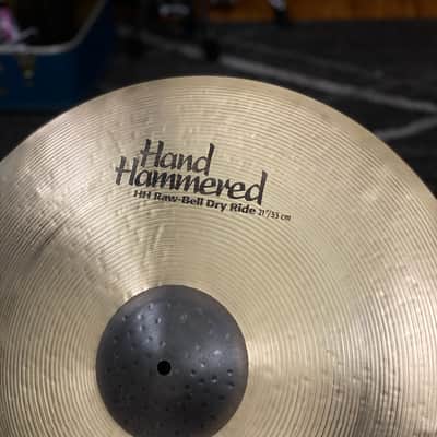 Sabian 21" HH Raw Bell Dry Ride Cymbal - Natural image 2