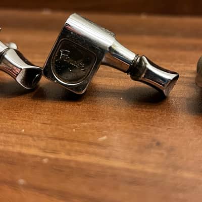 Schaller Deluxe Tuners for Telecaster Deluxe / “The Strat” 1970s 1980s - Chrome image 8