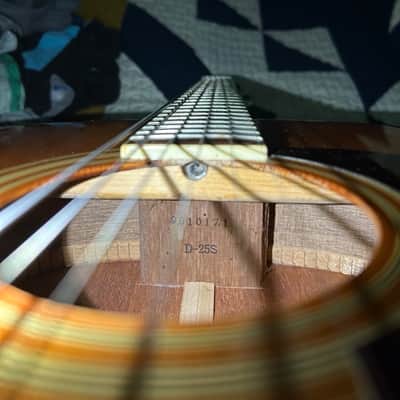 Washburn D-25S Dreadnought Acoustic Guitar - One Owner, Upgraded Bone Nut/Saddle/Pins w/Case image 8