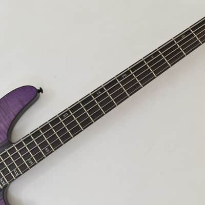 Schecter C-5 GT Bass Satin Trans Purple B-Stock 2624 image 3