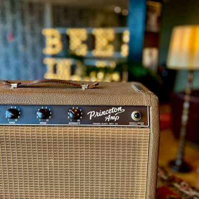 1963 Fender Princeton 6G2 Brownface Combo Tremolo non reverb image 2