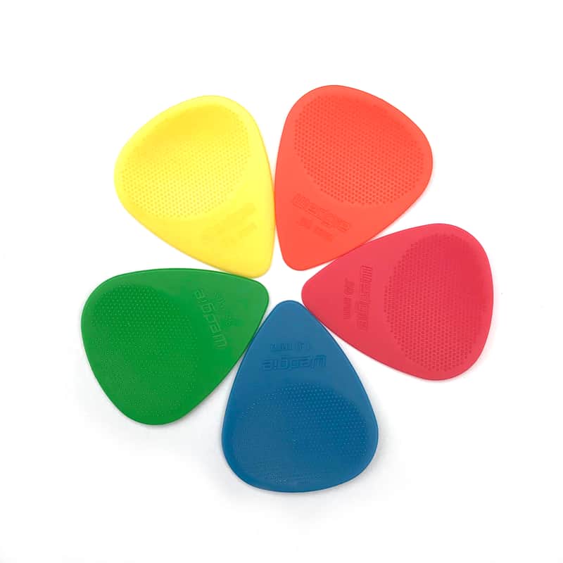 Wedgie Delrin XT Textured Guitar Pick Sampler Variety Pack | Thin, Medium, Heavy | 5 pcs image 1
