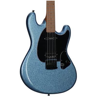 Sterling by Music Man Ryan "Fluff" Bruce StingRay Electric Guitar, Amana Boat Blue image 1