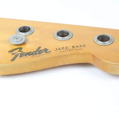 1965 Vintage Fender Jazz Bass Maple/Rosewood NECK L-Series USA 1960s Pre-CBS image 15