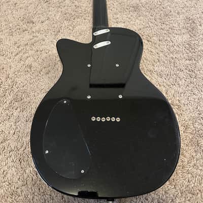 Silvertone 1373 BSF Black Silver Flake with Silvertone gig bag image 4