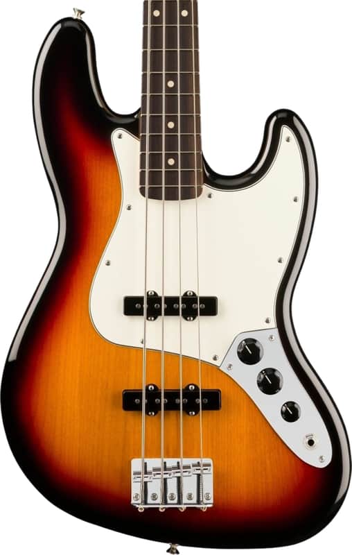 Fender Player II Jazz Bass 4-String Bass Guitar, Rosewood Fingerboard, 3-Color Sunburst image 1
