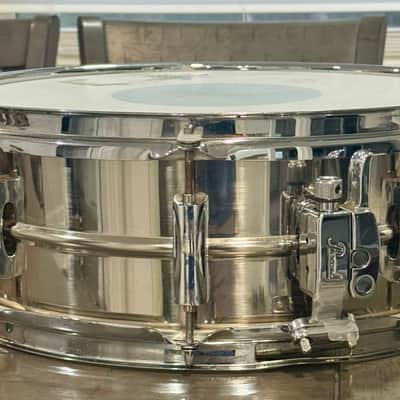 Pearl SS1455S SensiTone 14x5.5" Steel Snare Drum 2010s - Chrome Over Steel image 3