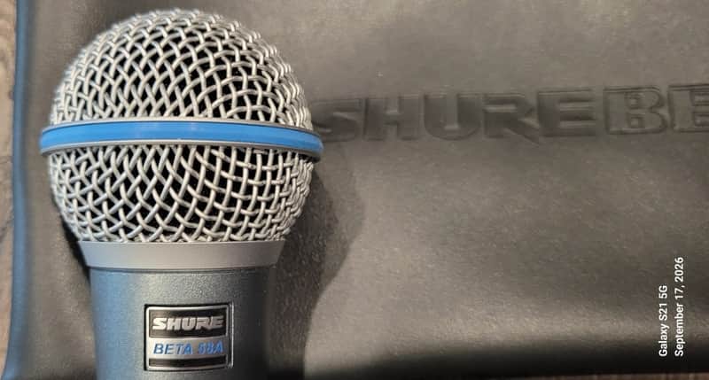 Shure BETA 58A Microphone open box ,never used image 1
