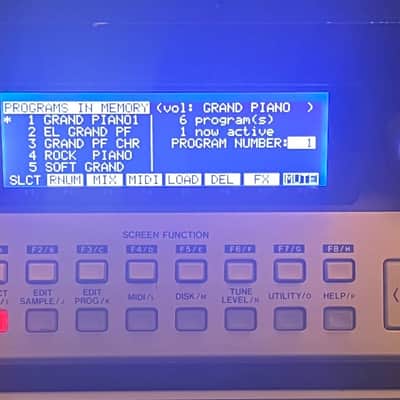 Akai S3200 MIDI Stereo Digital Sampler 1992 - S3000 image 4