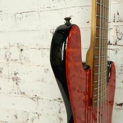 Winfield Thomas Custom 6-String Bass Guitar Quilted Maple / Triple Bartolinis image 16