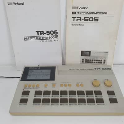 Roland TR-505 Drum computer/Rhythm Mashine - With manuals